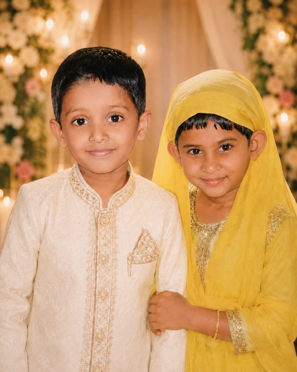 Muhammed Salid and Nesrin Nazeer as children